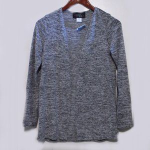 HEATHER GRAY CARDIGAN, SIZE SMALL